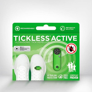 TICKLESS USB ACTIVE GREEN uzlādējama ultraskaņas ierīce ērču atbaidīšanai